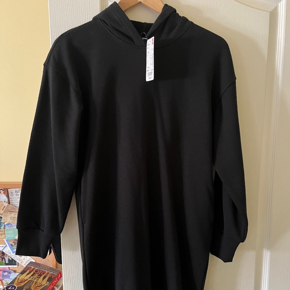 Uniqlo sweatshirt dress XS, black - Picture 1 of 3